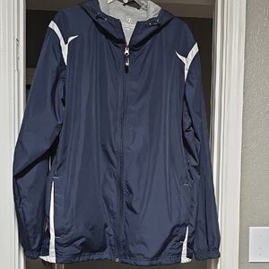 Holloway Navy and White Windbreaker Jacket